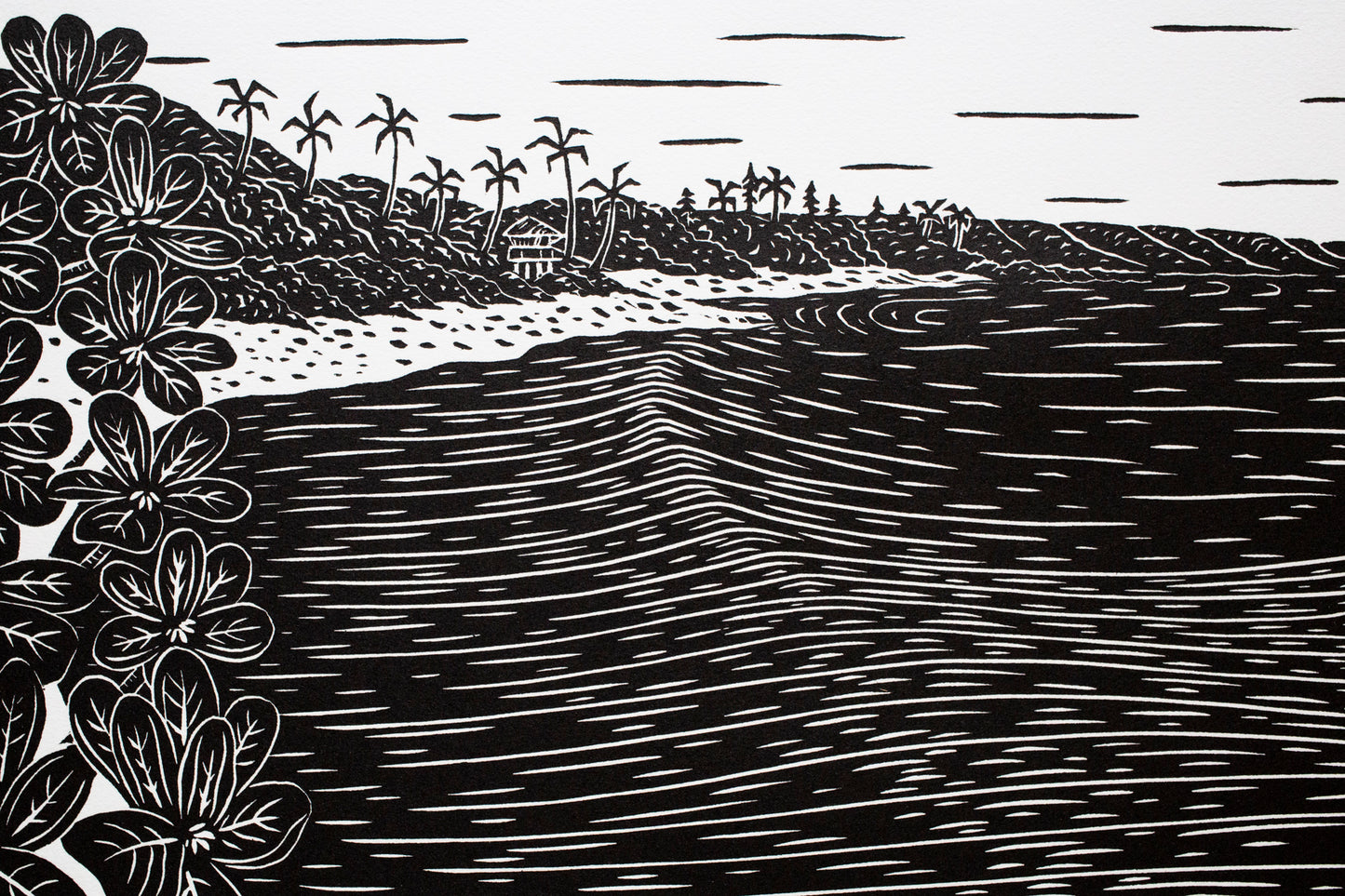 'Centenarian' - Original Limited Edition Woodblock Print 2/10