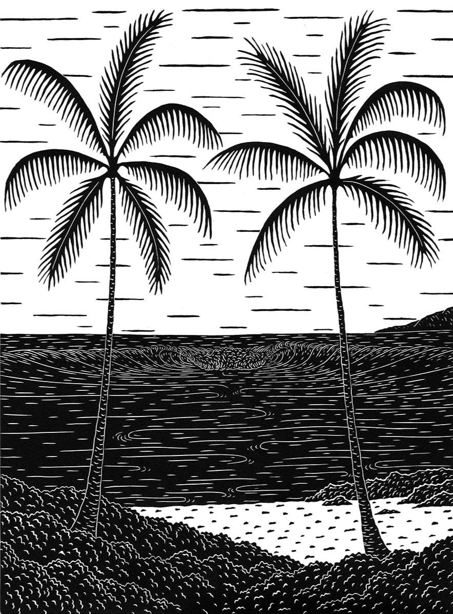 'Split Peak' Giclee Art Print