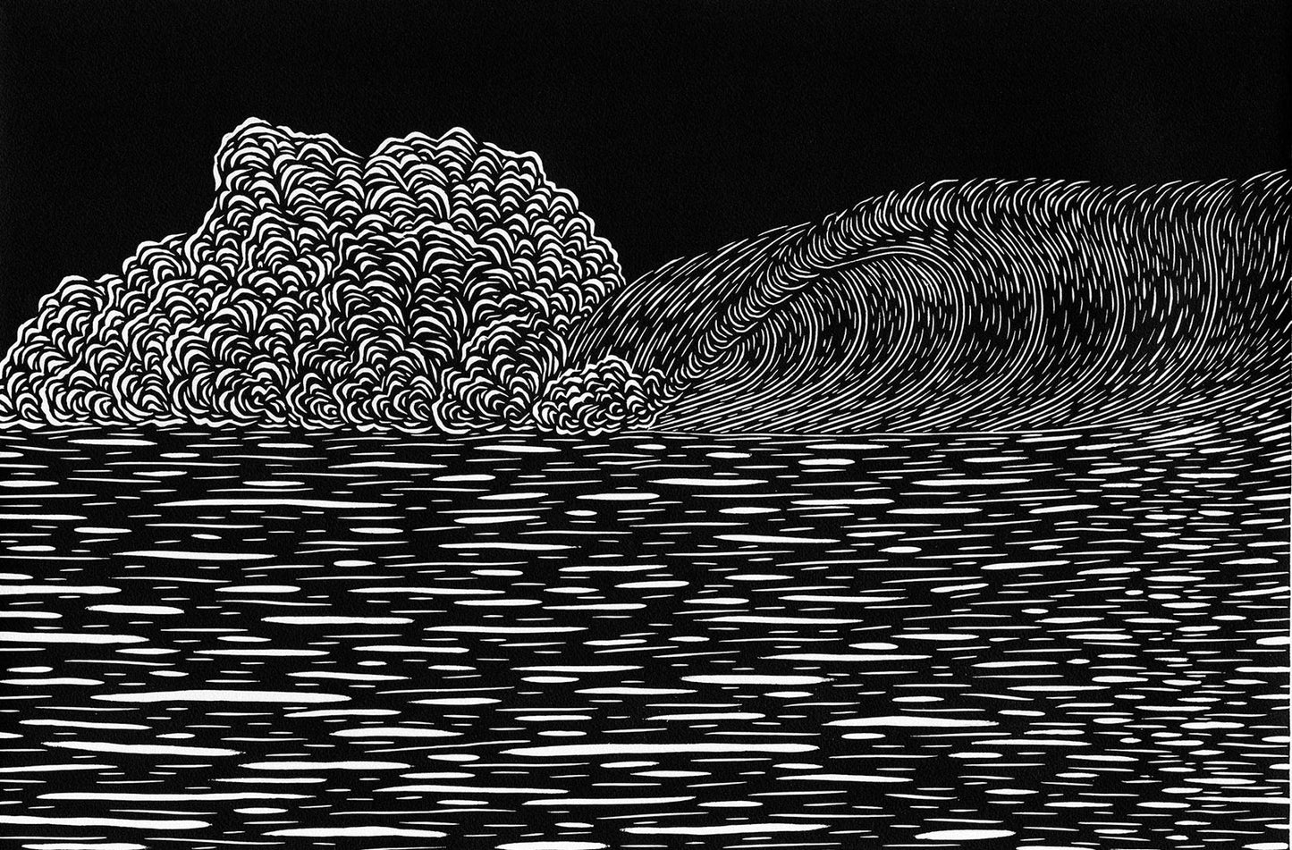 'Impact' Giclee Art Print 16x20