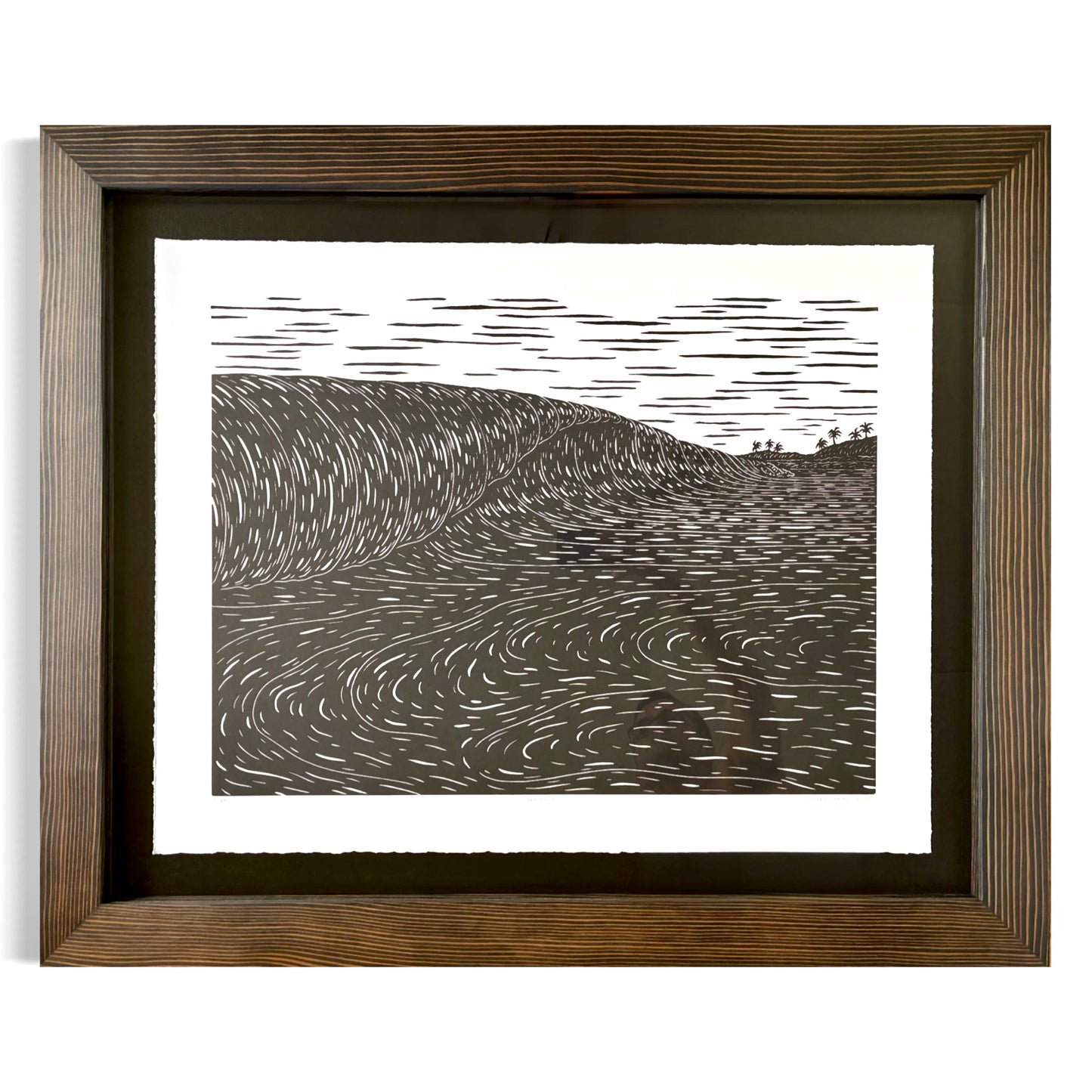 'Sea Fold' - Original Limited Edition Woodblock Print 5/20