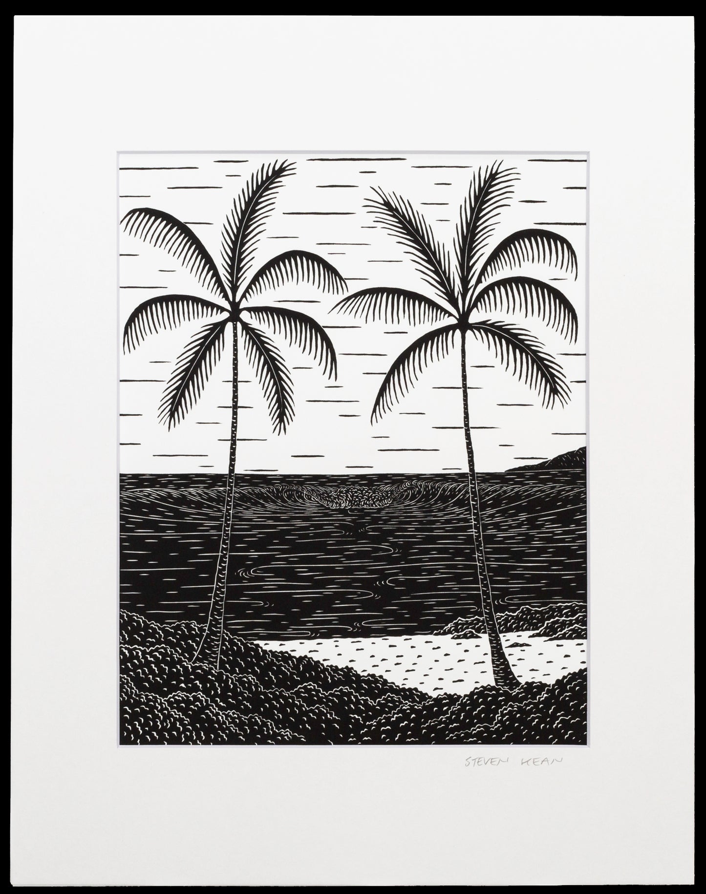 'Split Peak' Giclee Art Print