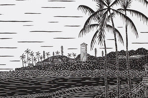'The Bay' Original Woodcut Print **FIRST PRINT IN THE EDITION** 1/20