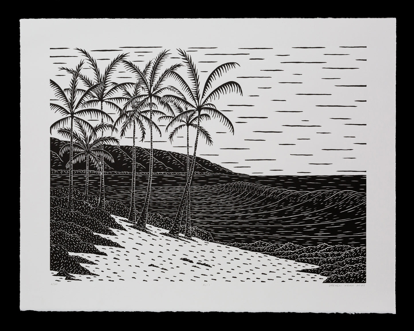 「アリイ」オリジナル木版画 2/20
