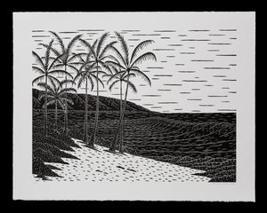 ‘Ali'i’ Original Woodcut Print 2/20