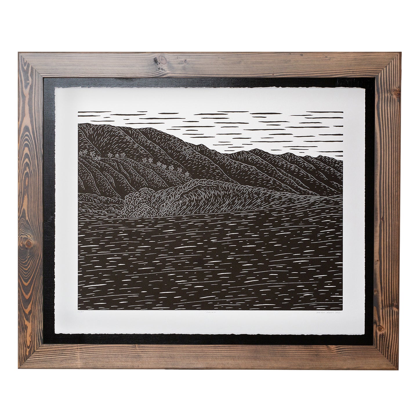 'Mauka' - Original Limited Edition Woodblock Print 11/20