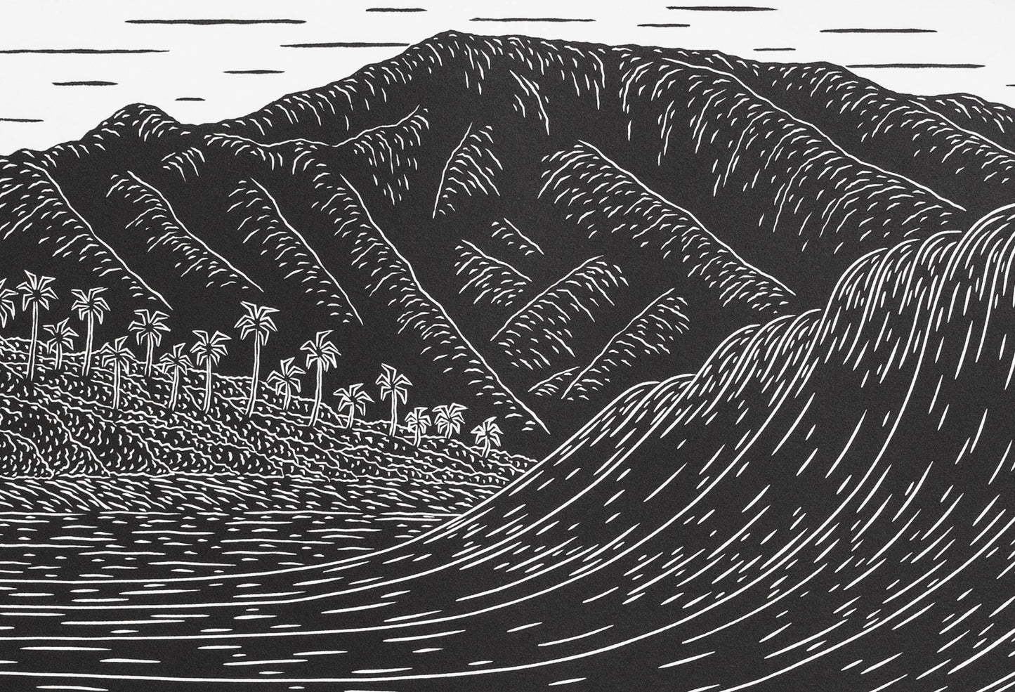 'Premonition' Original Woodcut Print **FIRST PRINT IN THE EDITION** 1/20