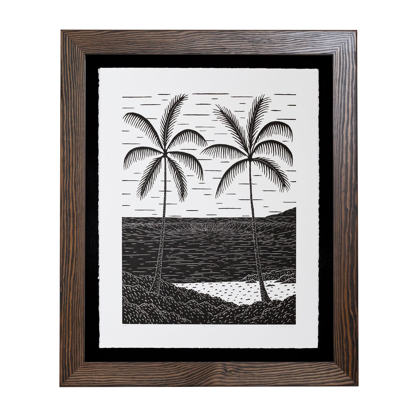 'Split Peak' Original Woodcut Print 4/20
