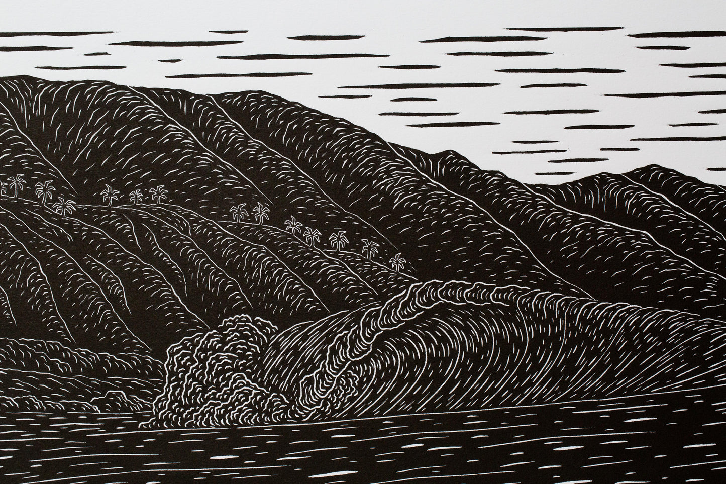'Mauka' - Original Limited Edition Woodblock Print 11/20