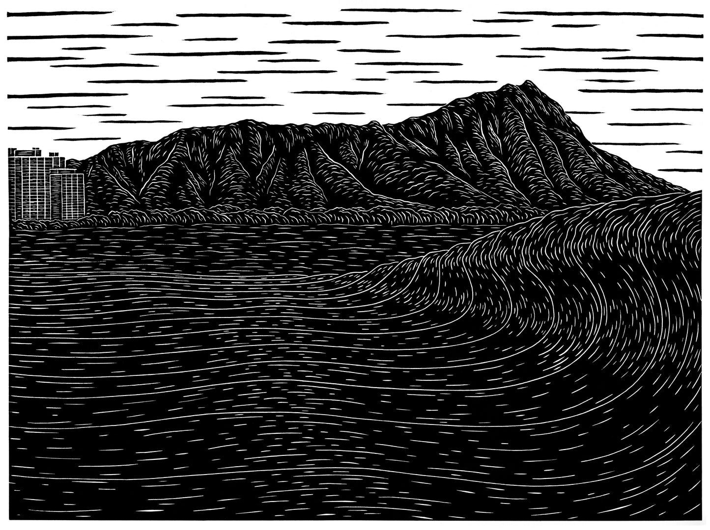 'Le'ahi Lane' Giclee Art Print