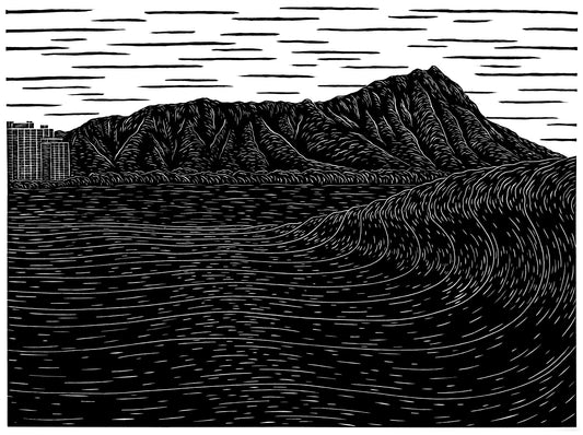 'Le'ahi Lane' Giclee Art Print