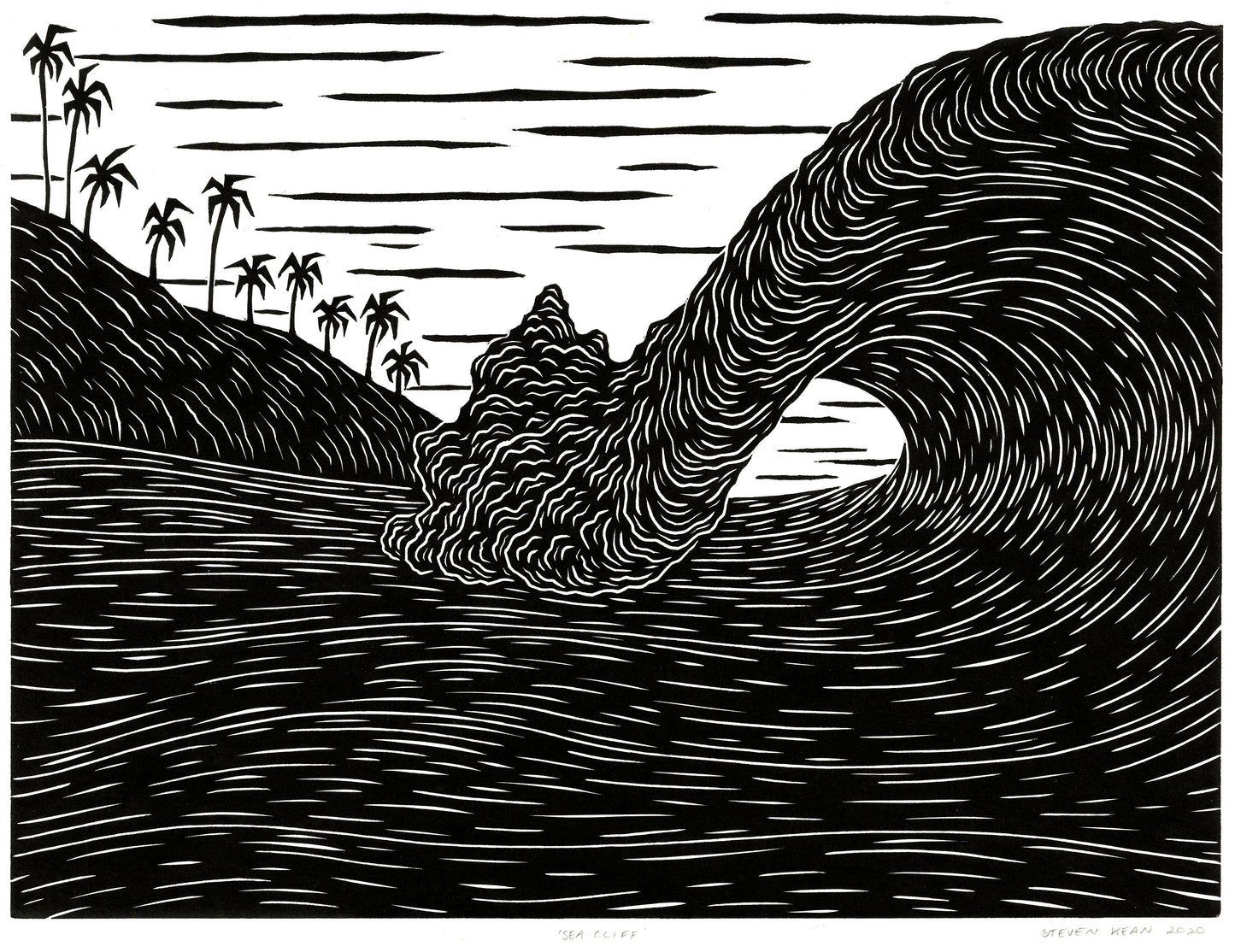 'Sea Cliff' Giclee Art Print