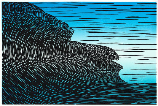 'Three Peaks' Giclee Art Print