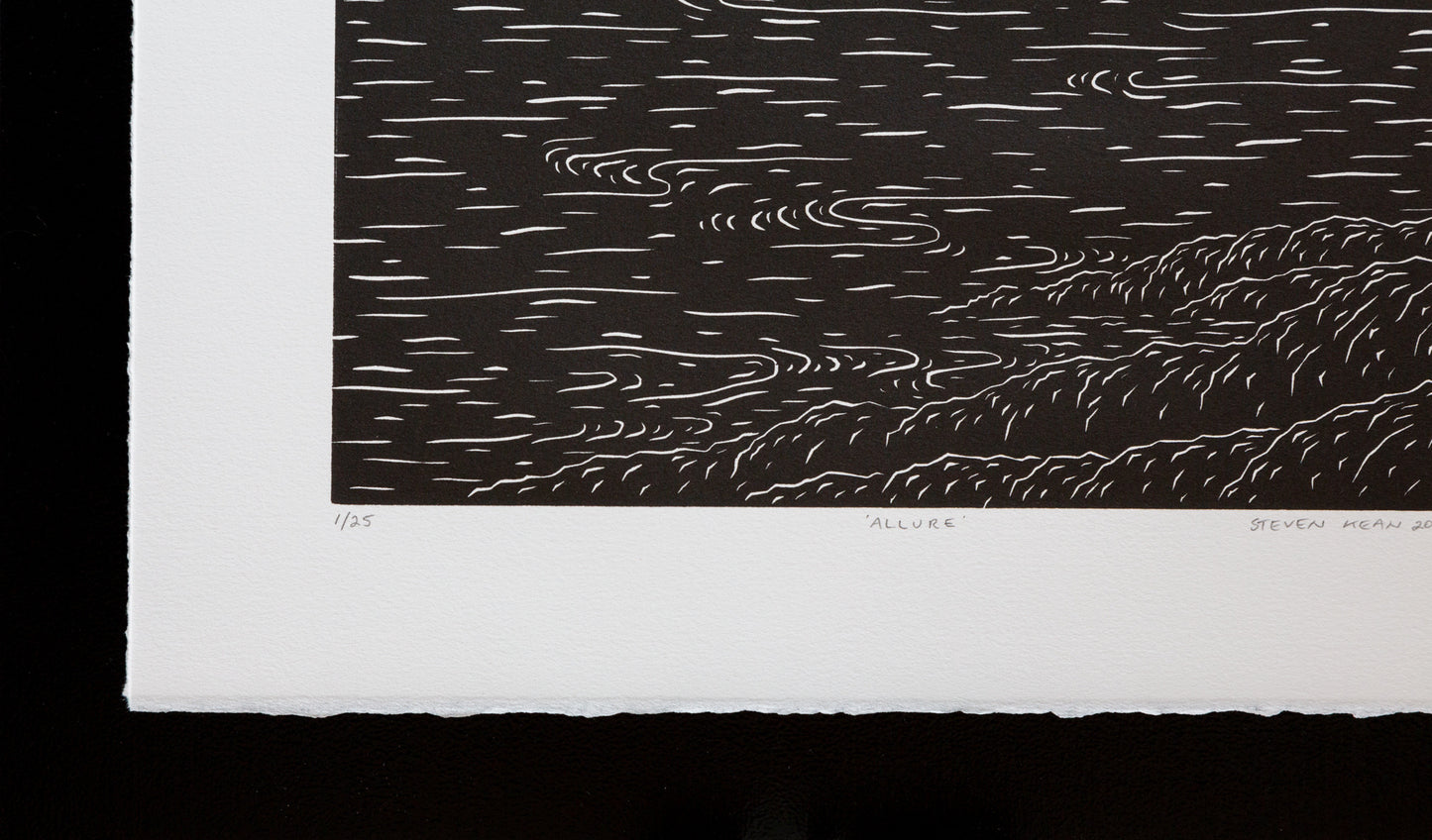 ‘Allure' Original Woodcut Print (Framed) 1/25