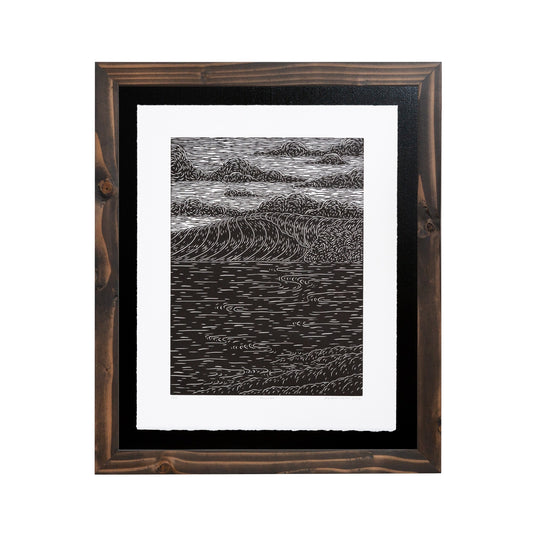 ‘Allure' Original Woodcut Print (Framed) 1/25