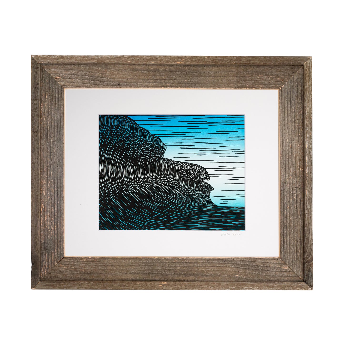 'Three Peaks' Giclee Art Print