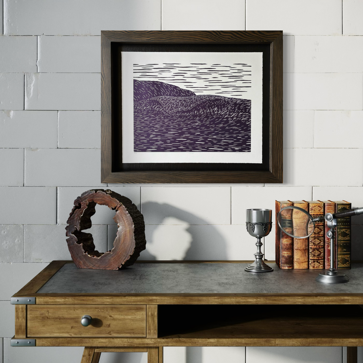 'Indigo' (Framed Original)
