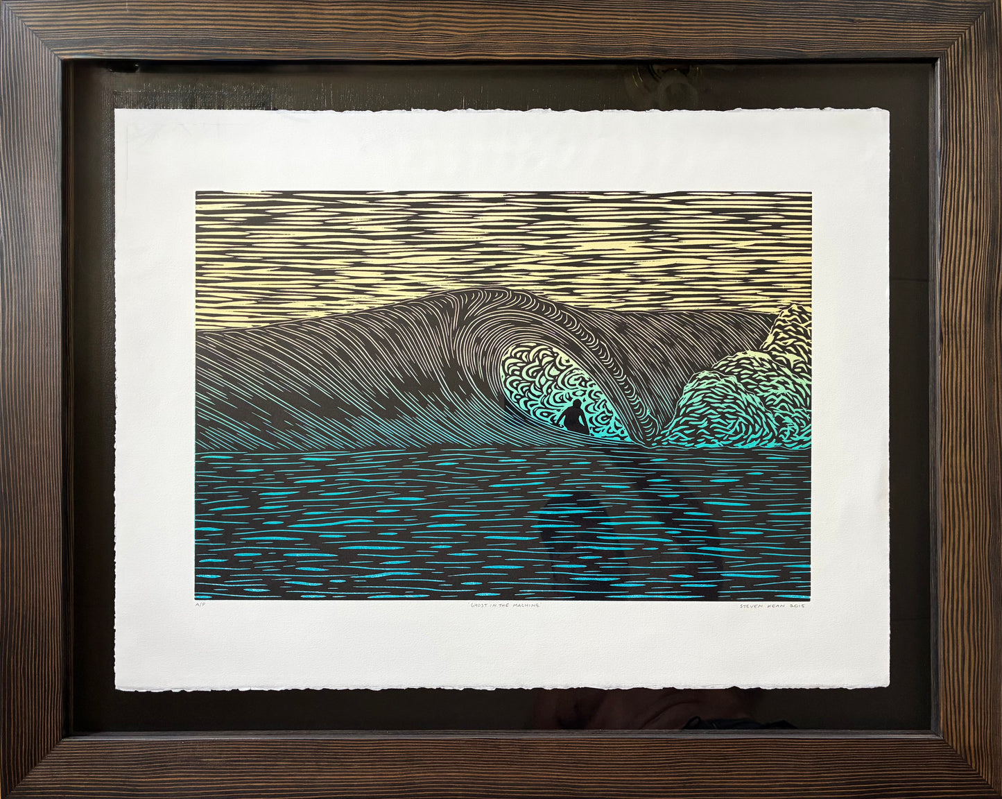 ‘Ghost in the Machine’ ~ Original Woodcut Print ~ Artist’s Proof (A/P)