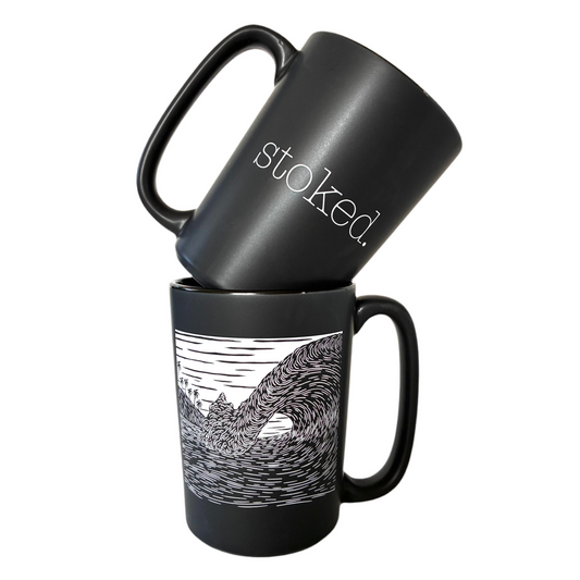 Kean Arts ‘stoked.’ Mug