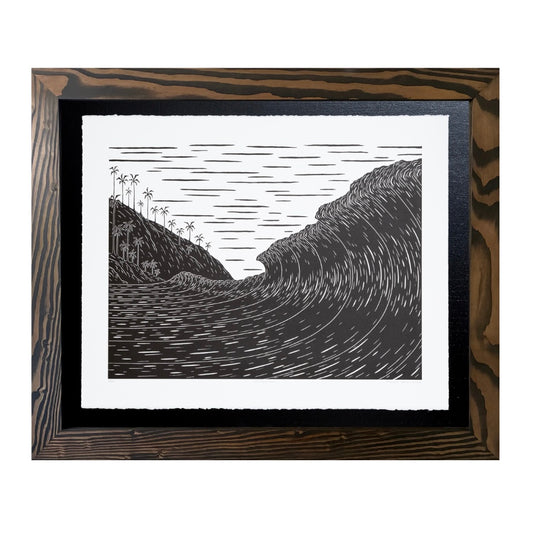 『デリバランス』オリジナル木版画 6/20 