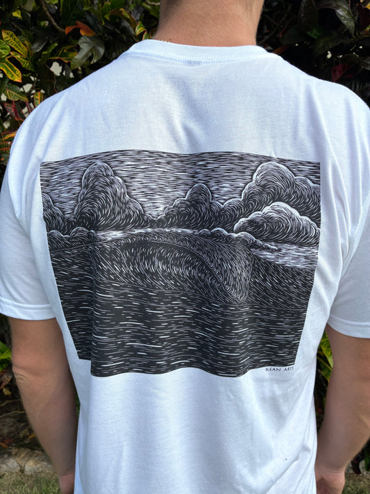 'Wavescape' (Kean Arts Original T-shirt)