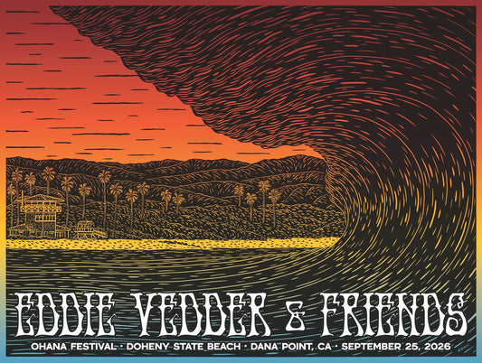 Eddie Vedder and Friends Poster / Ohana Festival 2026