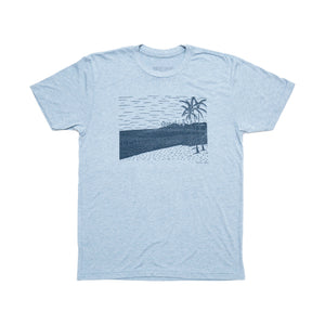 NEW!!! 'The Bay'x Shaka  T-shirts (Kean Arts Original T-shirts)