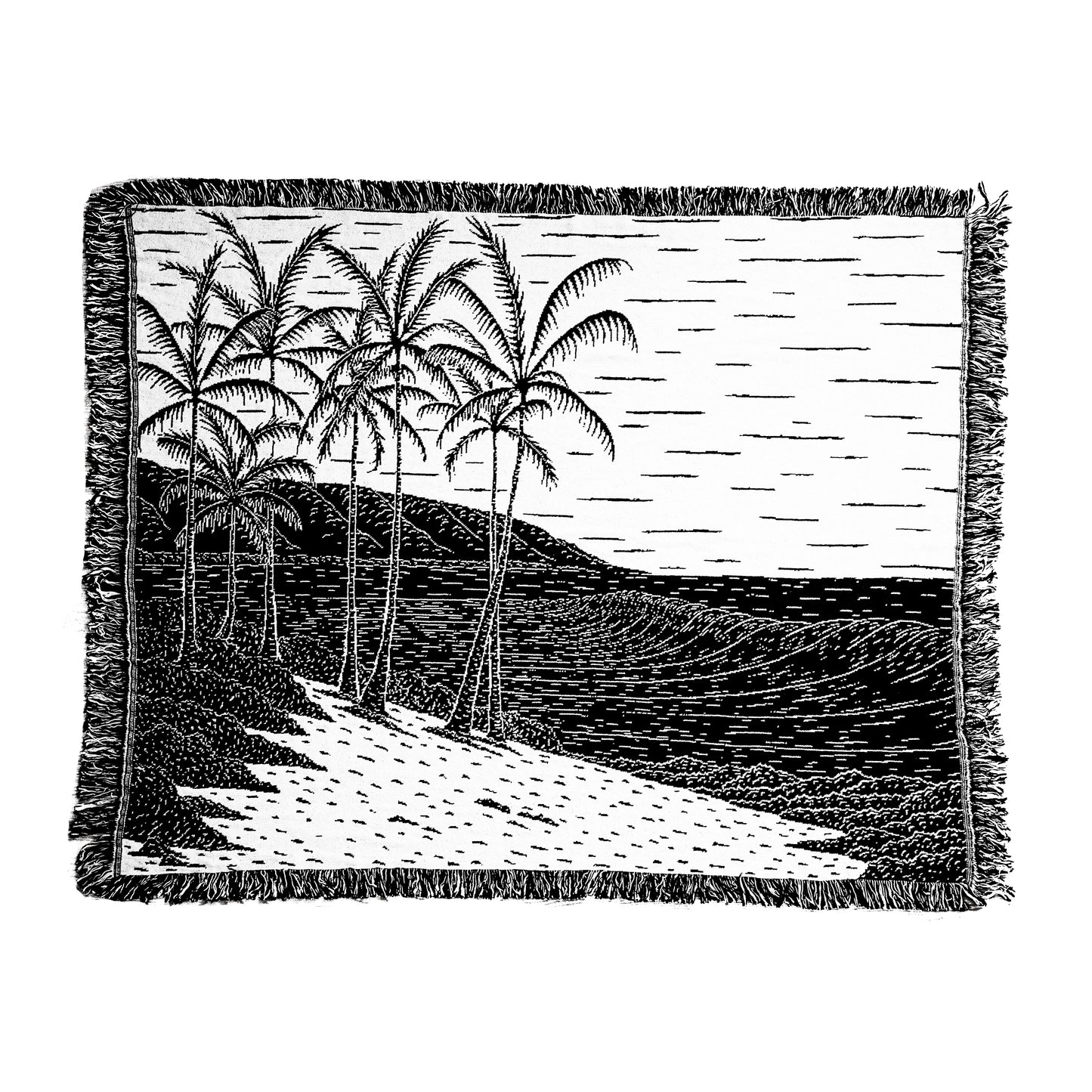 「Le'ahi Lane」コットン 100% スローブランケット