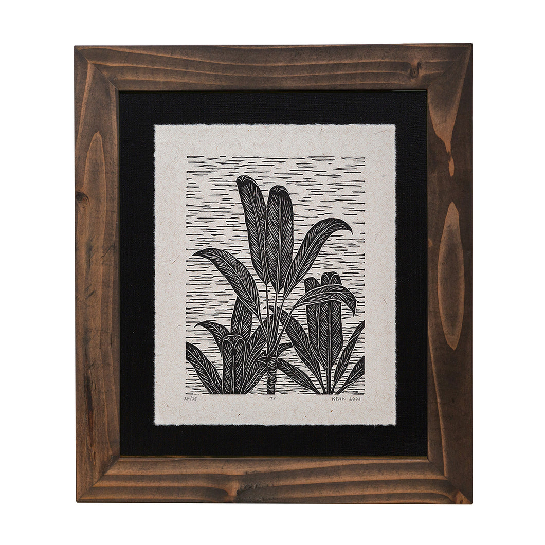'Ti' 2021 - Limited Edition Original Linocut (framed) 1/25